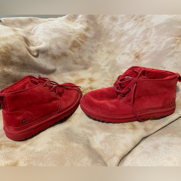 Ugg Men\'s Nemuel Red Chukka Boot - Size 12 main image 4